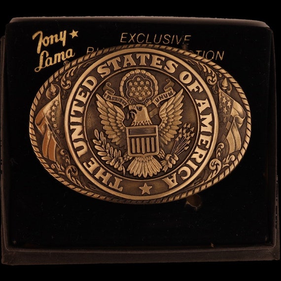Brass Seal United States America Veteran Western Cowboy Nos 