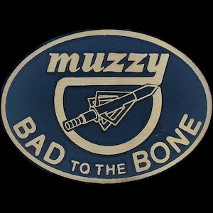 Brass New Muzzy Broadhead Bow Hunter Arrow Tip Archery Hunting Nos Vintage Belt Buckle Broad Arrowhead Head Archer Target Buck Doe Western