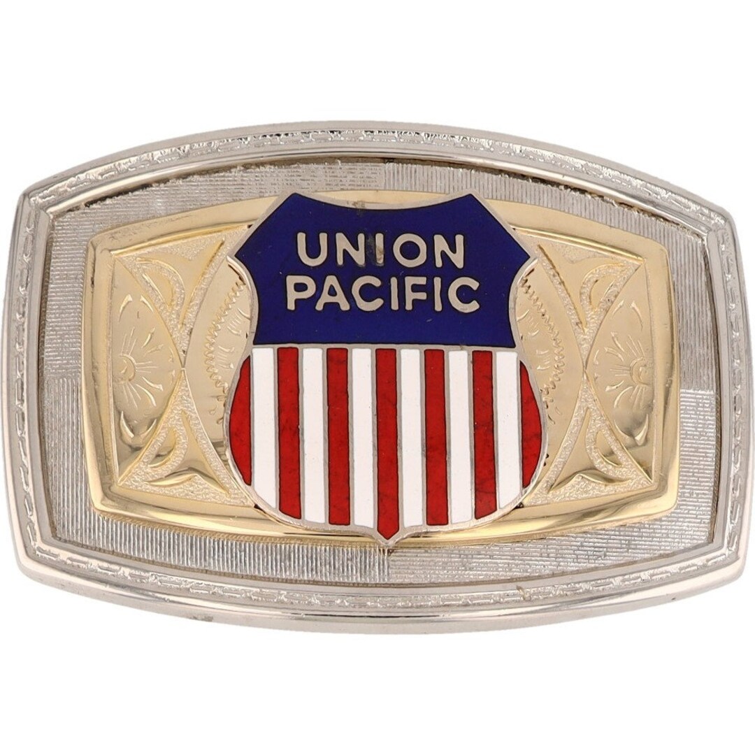 Boucle de ceinturon américaine ferroviaire CENTRAL & UNION PACIFIC RAI