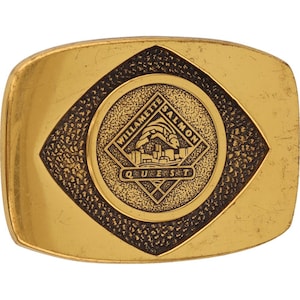 Brass Willamette River Salmon Fishing Chinook Oregon Fish Vintage Belt Buckle Fisherman Sportfishing Coho Sockeye Sport Master Angler Red