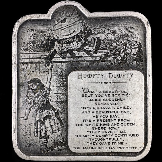 Humpty Dumpty Alice Adventure In Wonderland Book … - image 1