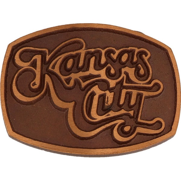 Bronze Kansas City Missouri P&L Jazz Raytown Westport Kc 70s Vintage Belt Buckle District Power Light Mo Country Club Plaza Kauffman Stadium