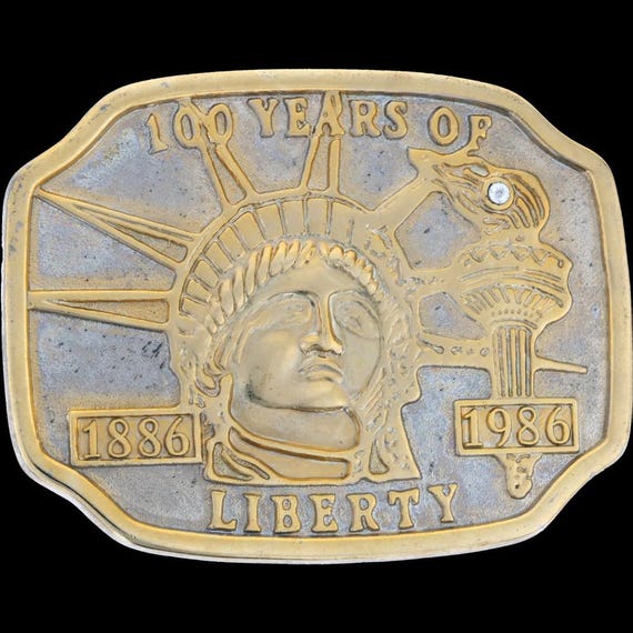 1986 エリス島 自由の女神  アメリカ愛国的自由の女神像 100周年記念 1886年 1986年 1980年代