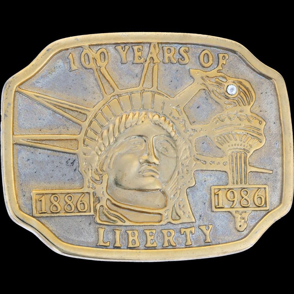 アメリカ愛国的自由の女神像 100周年記念 1886年 1986年 1980年代