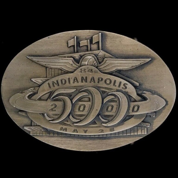 New Indianapolis 500 Chevrolet Monte Carlo Ss Indy Pace Car Racing Race NOS Belt Buckle Memorabilia Fan Motor Speedway Open Wheel Pit Badge