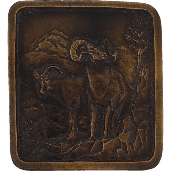 Rocky Mountain Big Horn Sheep Belt Buckle Rocky MT Big Horn Sheep Buckle | Pleasant Hills Saddle Shop main image 4