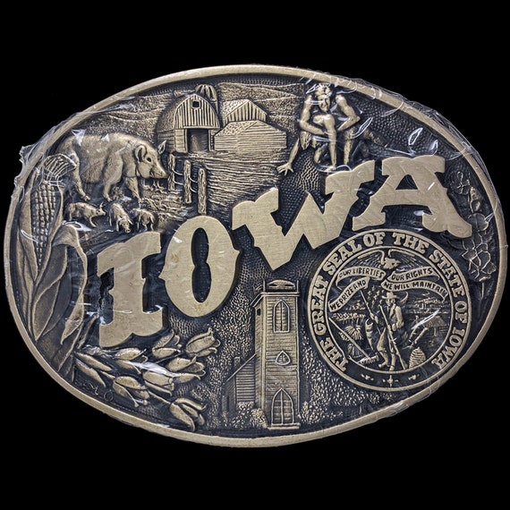 Great Seal State Iowa Ia Livestock Corn Cornfield… - image 1