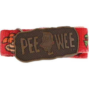 Pee-Wees Playhouse Pee Wee Tv Television Show Herman Paul Reubens Vintage Belt Buckle Childs Rare Toy Memorabilia Promotional