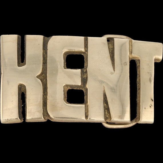 New Brass Kent Name Old School Hippie Hippy 1970s… - image 3