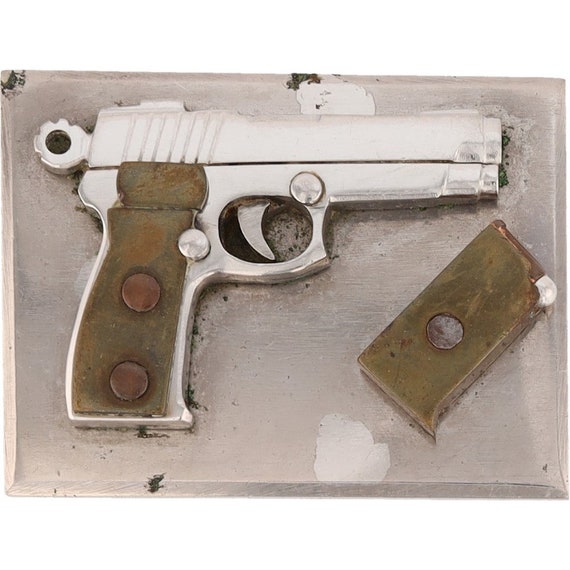 Handmade 45 Handgun Gun Pistol Clip Colt 1911 Bike