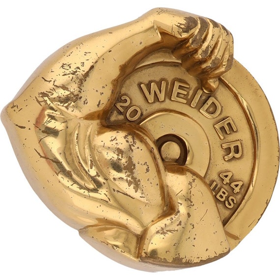 Weider Body Building Weight Lifting Barbell Dumbell Bodybuilder Vintage Belt Buckle Joe 44lb Plate Olympic Bodybuilding Gym Trainer Etsy
