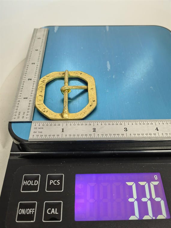 Brass Hand Cast Openwork Geometric Studio Accesso… - image 5