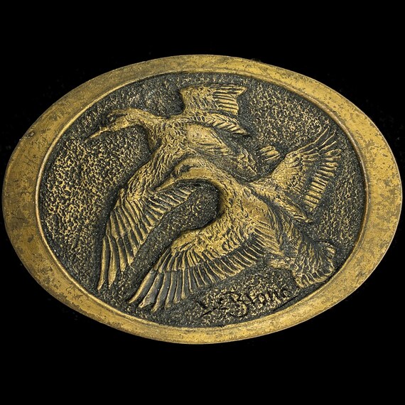 ducks unlimited belt buckle