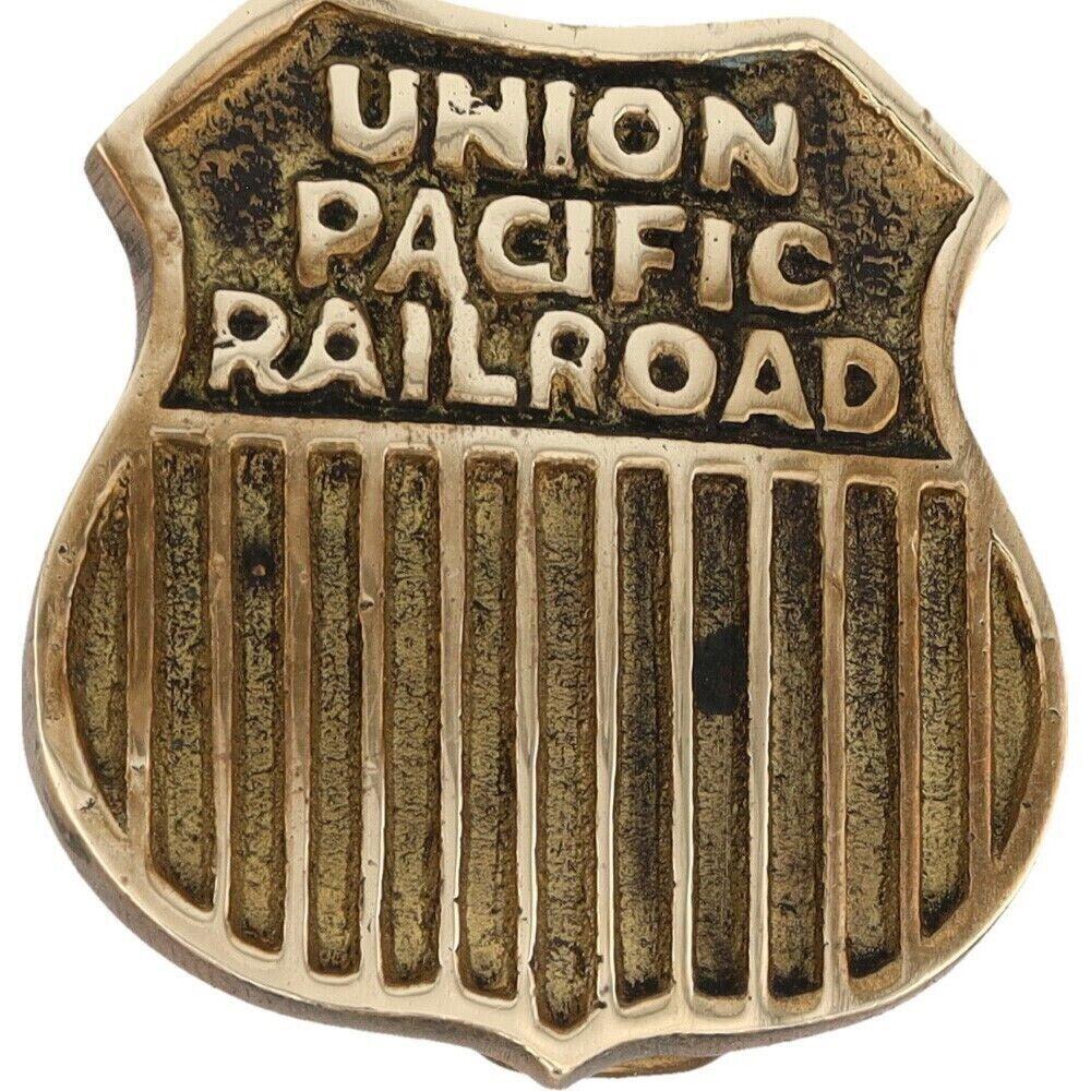 Casquette Vintage Union Pacific Snapback - Logo Brodé Bouclier 1969-1982, En Maille Ajustable, Bleu Lin