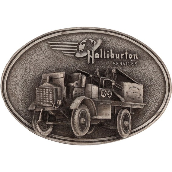 Halliburton Services 1916 Fwd Pump Truck Logo Oil… - image 1