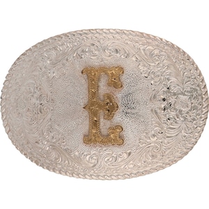 Nueva hebilla de cinturón vintage plateada con la letra P N y el nombre inicial Noah Nathan Nick Nate NOS Nicholas Nancy Nathaniel Nicholas Naomi Natalie Nolan Nadia