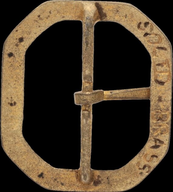 Brass Hand Cast Openwork Geometric Studio Accesso… - image 4