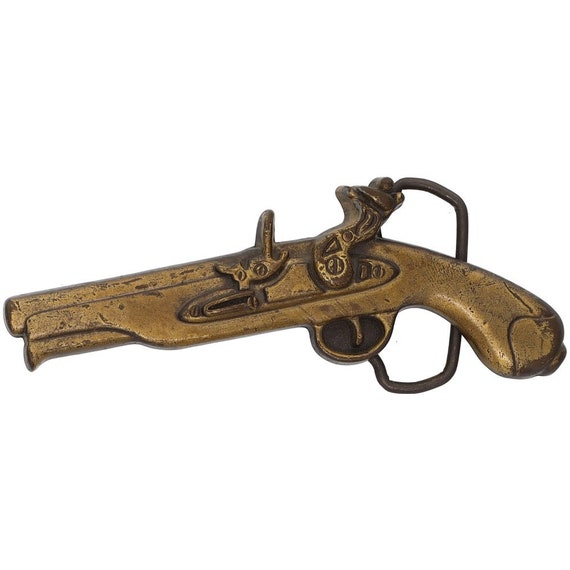 Civil War Flintlock Pistol Gun Black Powder Muzzle Lo… Gem