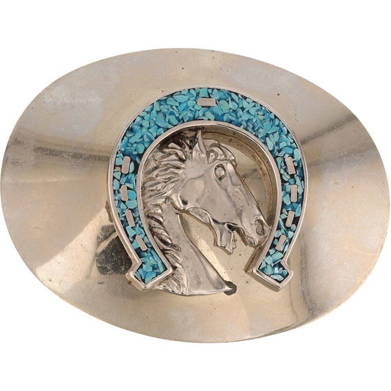 New Horse Turquoise Cowgirl Cowboy Western Southw… - image 1