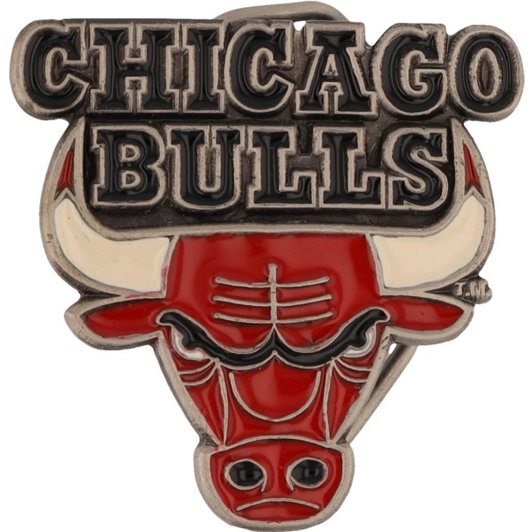小物 CHICAGO BULLS buckle vintage 90s Chicago Bulls Basketball Sport Memorabilia Nba Jorden 23 NOS