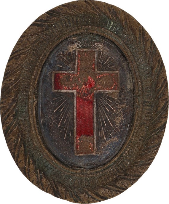 Knights Templar Red Cross Masonic In Hoc Signo Vi… - image 1