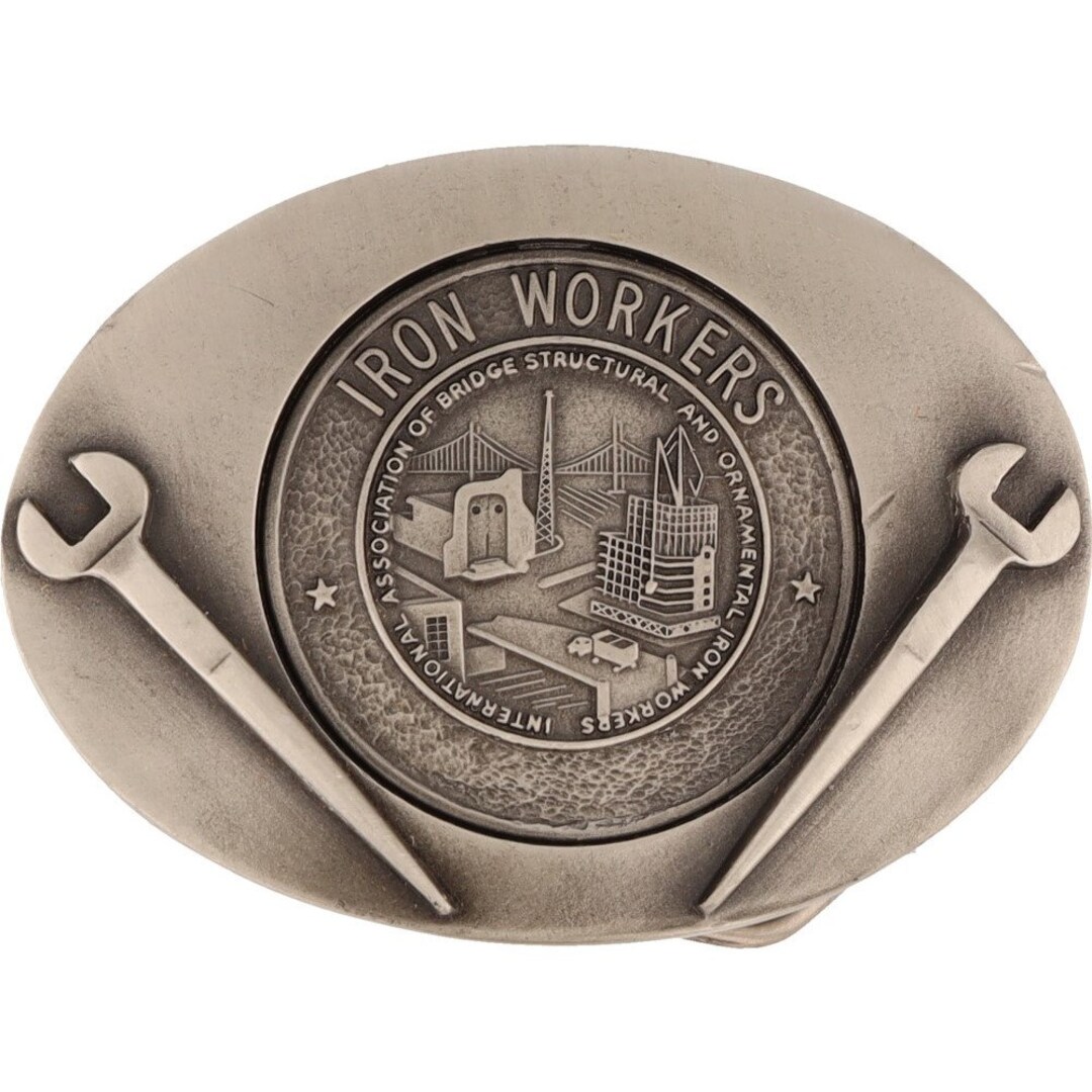 New Iron Worker Union Assn Bridge Structural Ornamental 70s Vintage