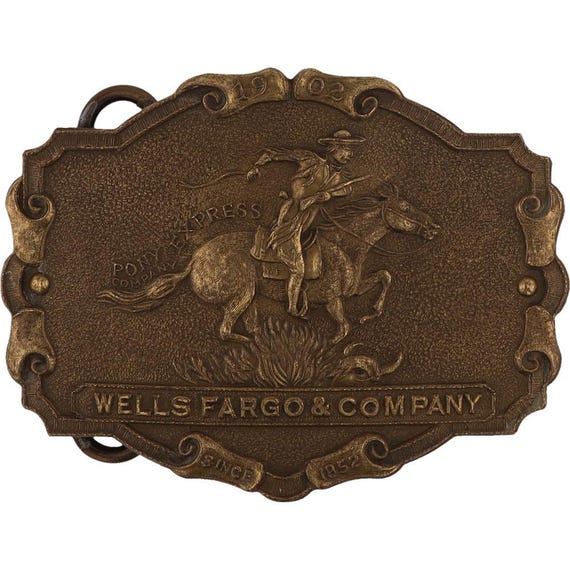 Antique Old West Pony Express Horseback Mail ID Law Badge Antique Old West Pony Express Horseback Mail ID Law Badge