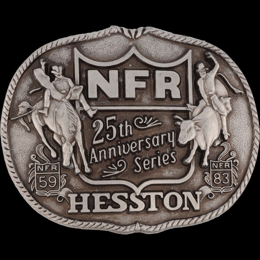 Nfr National Final Rodéo 77 Hesston Bull Rider Équitation Pro NOS Vtg - Foto 3