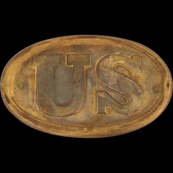 Brass Us Civil War Union Army Military Infantry O… - image 3