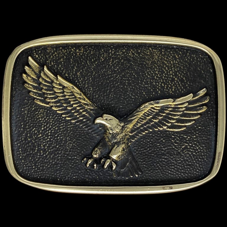 Brass Bald Eagle Hawk Patriotic Bird Biker Animal Art Artwork | Etsy