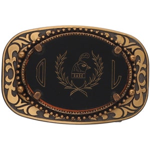 Sarc Dl 1980s Vintage Belt Buckle
