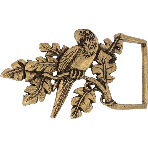 IsIs Belt Buckle Vintage Rare Small ISIS Solid Brass Leopard Belt Buckle | eBay main image 4