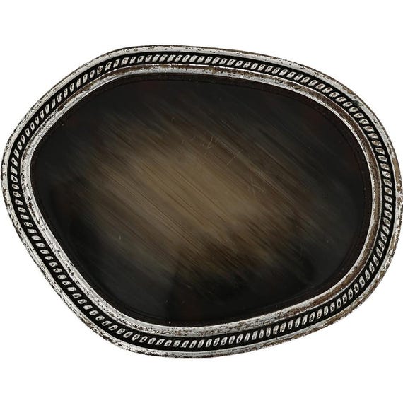 Western Cowboy Native American Stone belt buckle Brass Finish Native American Buckle Western Cowboy Turquoise  main image 4
