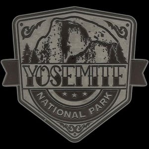 Yosemite National Park California Sierra Nevada Mountain Nos Belt Buckle Hiking Nature Travel Climbing Sequoia Outdoor Yellowstone Adventure