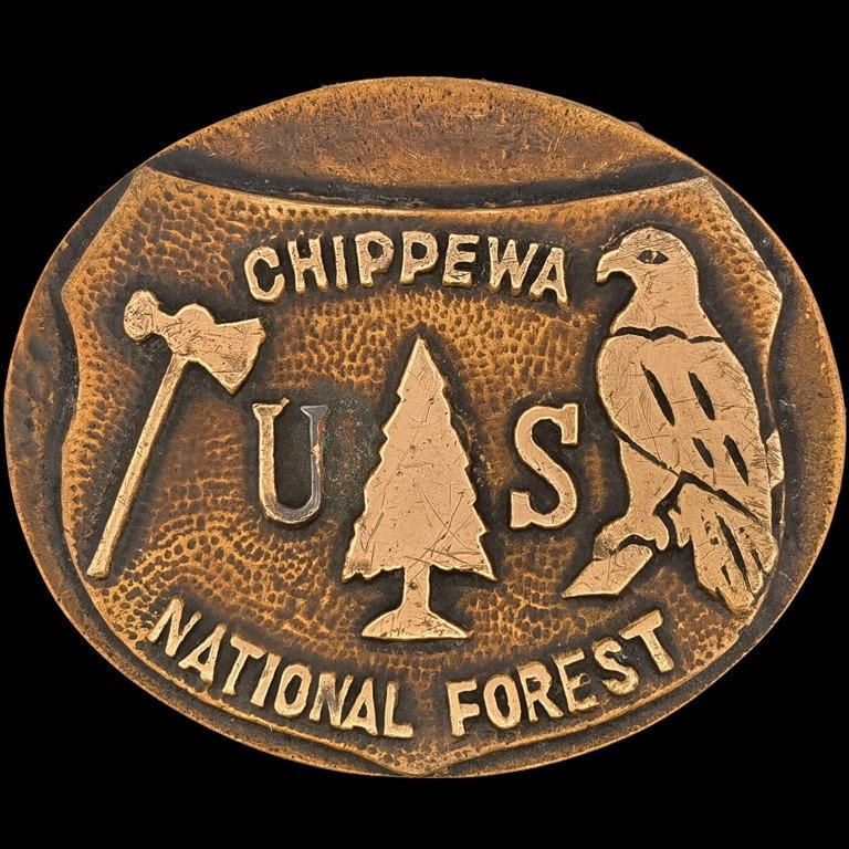 Forest service belt buckle online