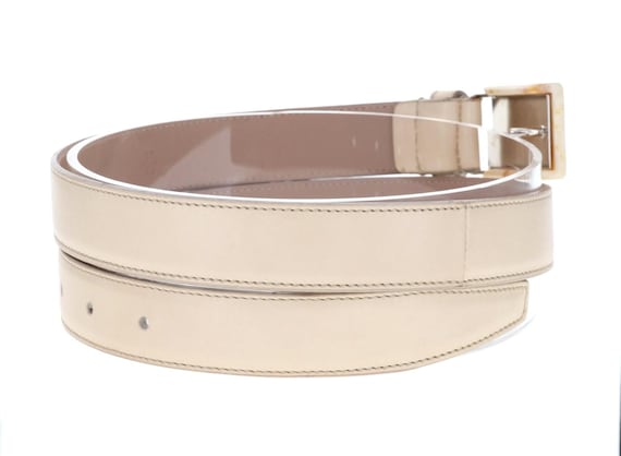 Prada Milano Marbled Rectangular Logo Buckle Leat… - image 8