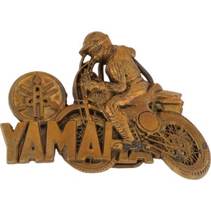 Neue Messing-Yamaha Motorrad Dirt Bike Motocross 1980er Jahre Nos Vintage Gürtelschnalle Rider Xs1100 Xs Eleven Atv Atc Enduro Biker Mx Sx Off Road
