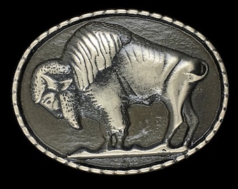 Nouveau Max I Silber Silver Buffalo Award Bsa Boy Scout Bison Rare 1 sur 25 1973 White Bronze vintage Belt Buckle America Scouting Memorabilia