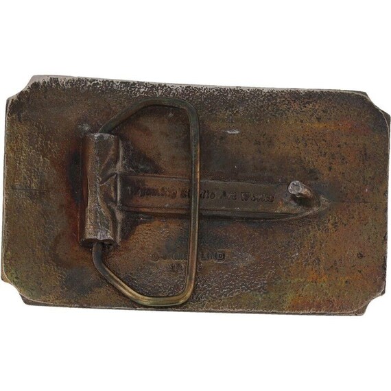 Western Belt Buckle Covered Wagon | Old West Pioneers Settlers‎ | Oregon Trail Western Belt Buckle Covered Wagon | Old West Pioneers  main image 4