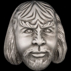 Worf 3d Star Trek Klingon Tv Television Movie Memorabilia 2000s Nos Belt Buckle Lieutenant Commander Federation Ambassador Deep Space Nine 9