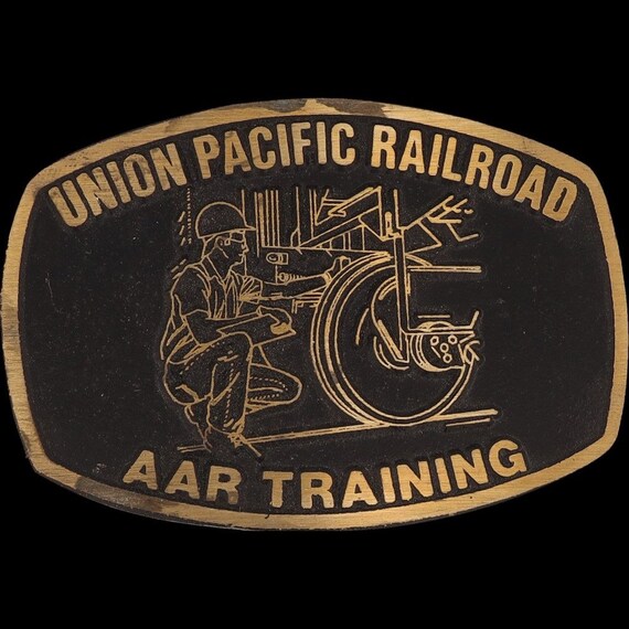 Brass Union Pacific Railroad Uprr Up Rr Aar Train… - image 3
