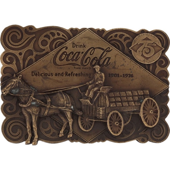 Coca-Cola Coke Collectible Soda Pop Anitque 75th … - image 1