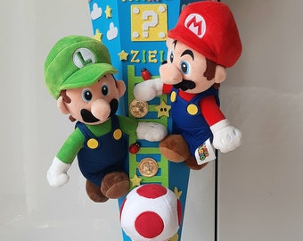 Trendy Super Mario Luigi(30cm) Toad XXL Schultüte ca. 1,25m & Name!