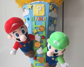 Trendy Super Mario Luigi(25cm) Schultüte ca. 1,05m & Name!