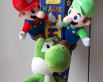 Trendy Super Mario Luigi 25cm Yoshi 30cm Schultüte XXL 1,25m & Name!