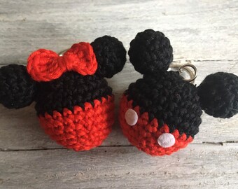 Mickey Keychain Etsy