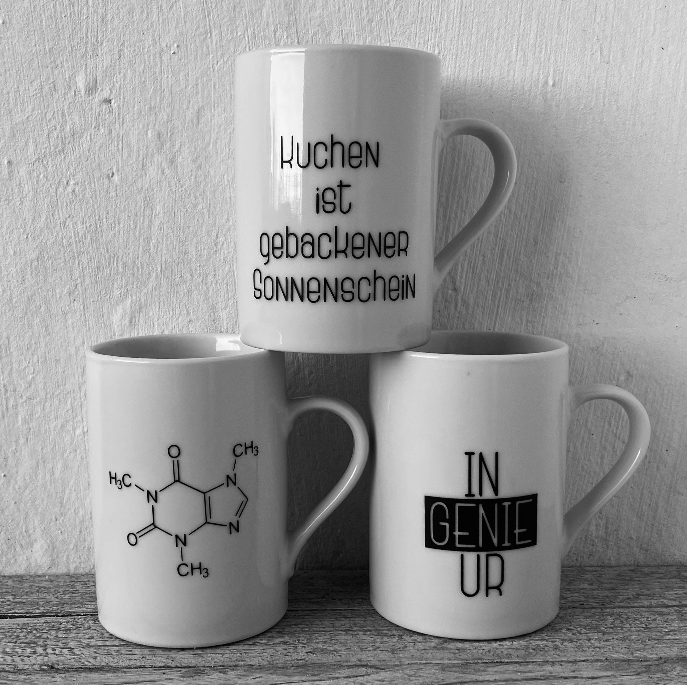 Kaffeebecher 'Ingenieur Definition' – Witziger Spruch, 330 Ml, Spülmaschinen- & Mikrowellengeeignet