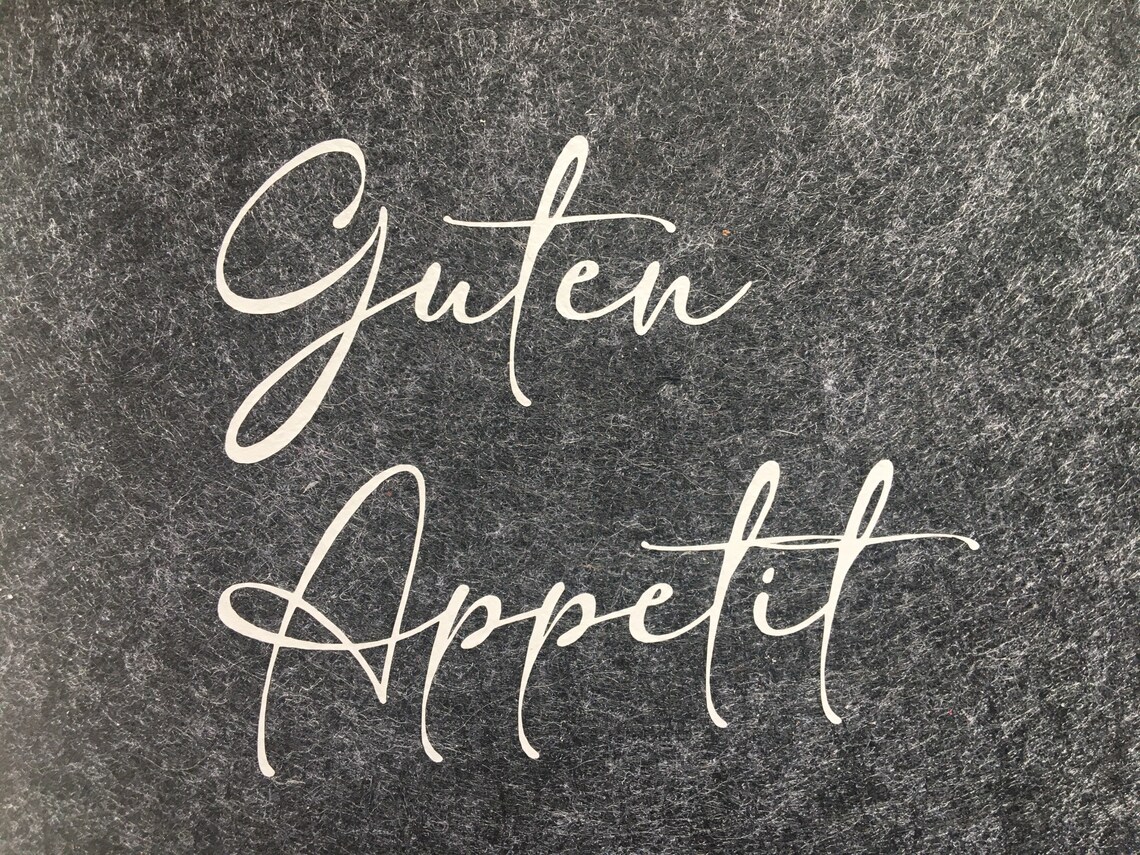 Tischset mit Spruch Etsy.de
