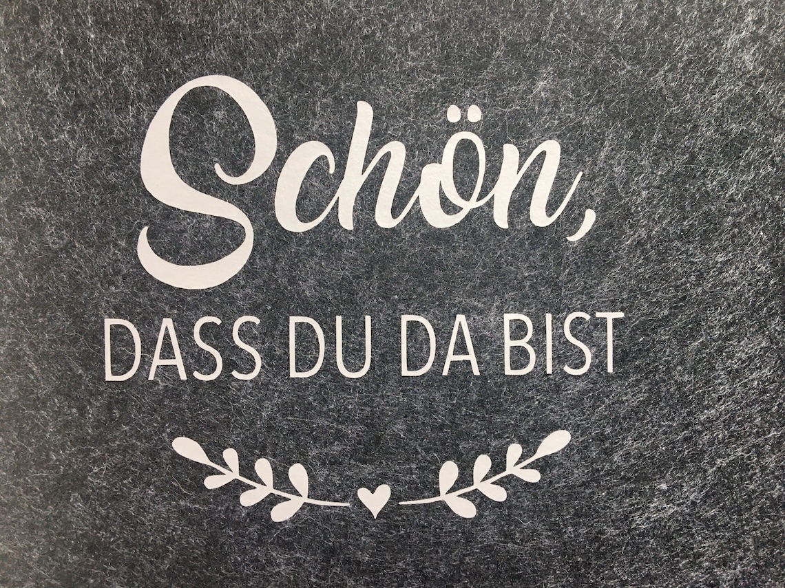 Tischset mit Spruch Etsy.de