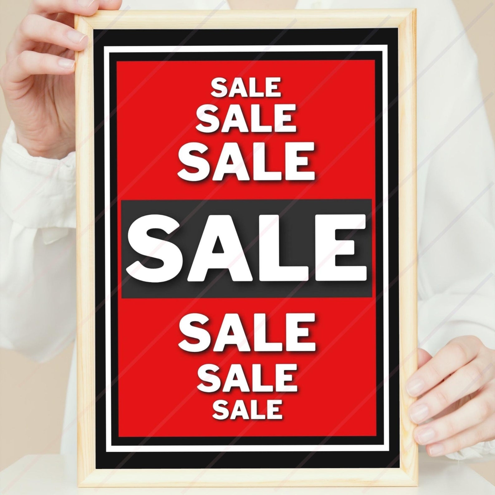 10 Digital Canva A4 Portrait Sale Sign Posters for Retail - Etsy Australia